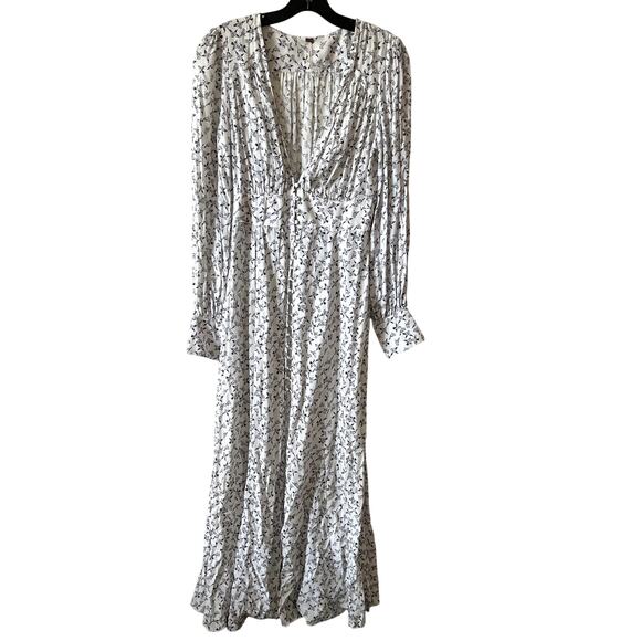 Free People Walk Me Home Maxi Dress white size 2 no slip D1 - Picture 2 of 6
